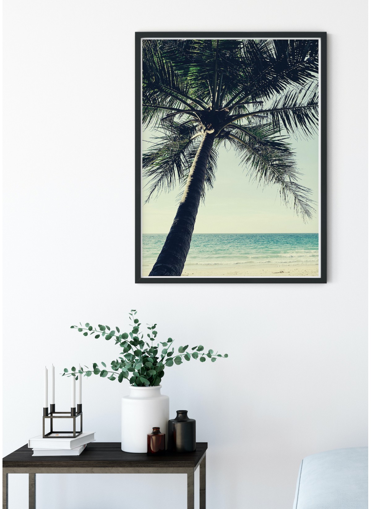 Poster nature Palmier plage