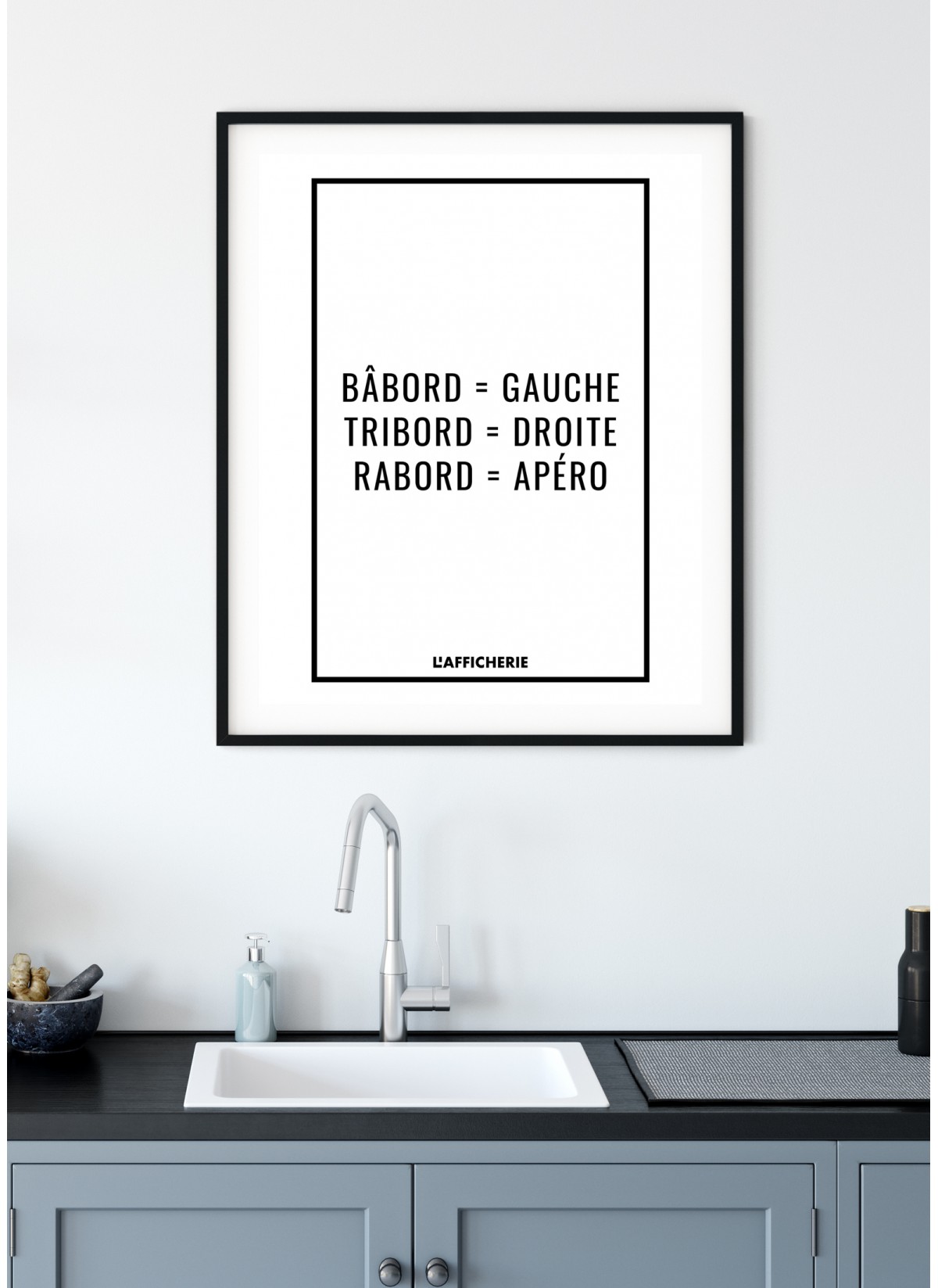 Affiche "Bâbord, Tribord, Apéro"