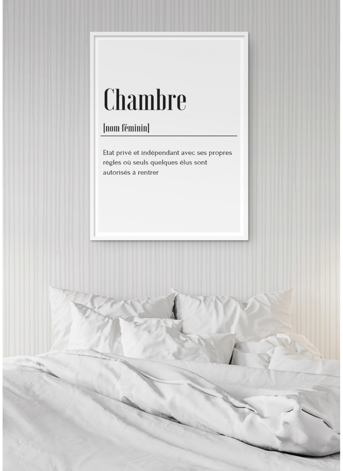 Affiche Définition Chambre