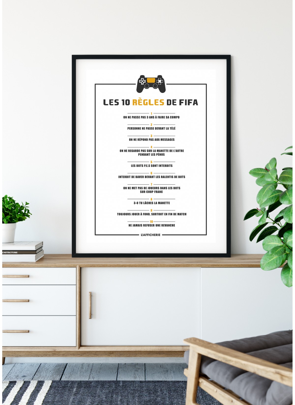Affiche "Les 10 règles Fifa"