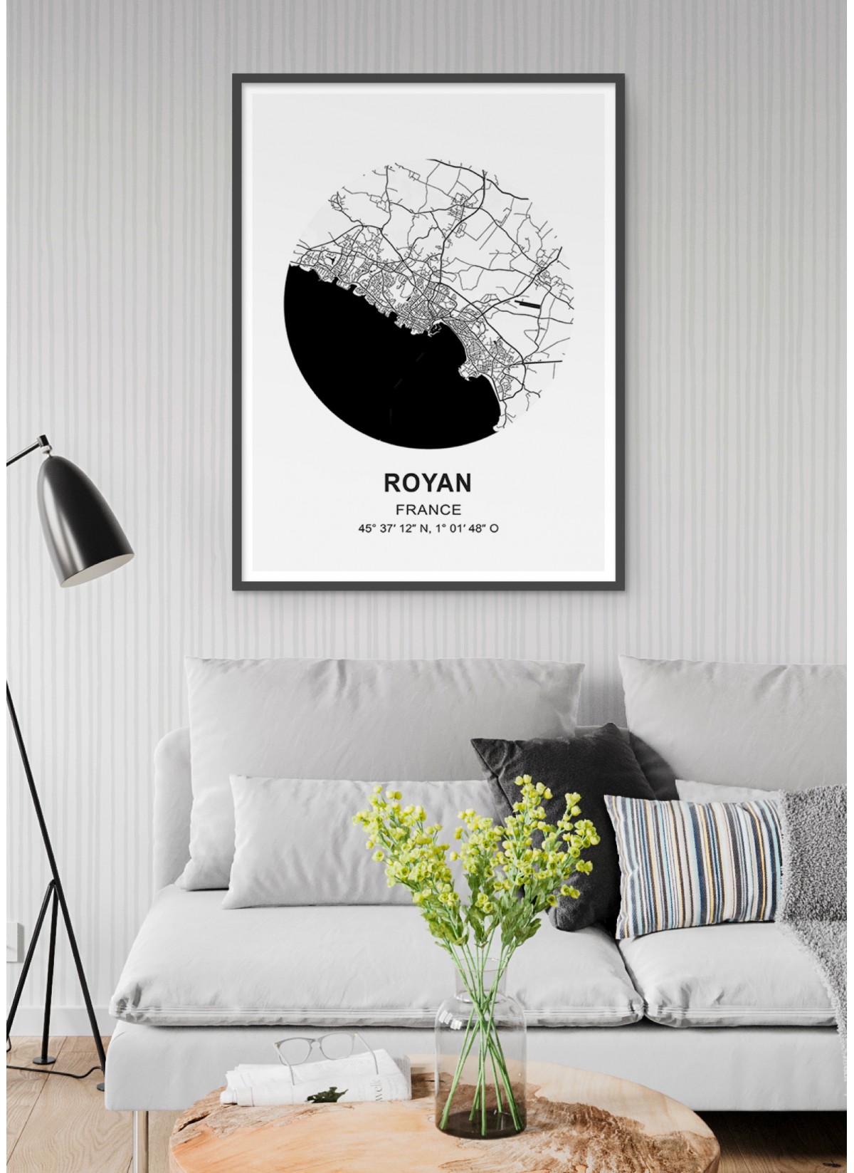Affiche Carte Royan