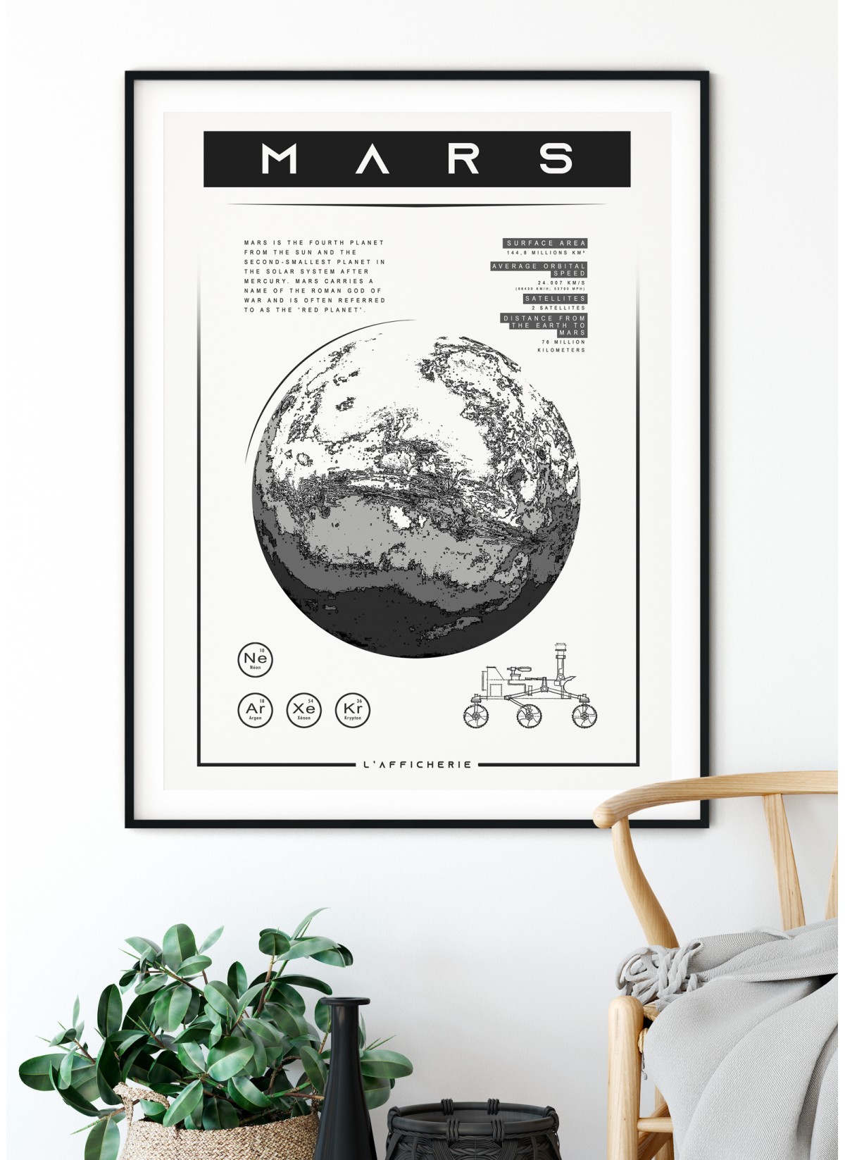 Affiche Planète Mars