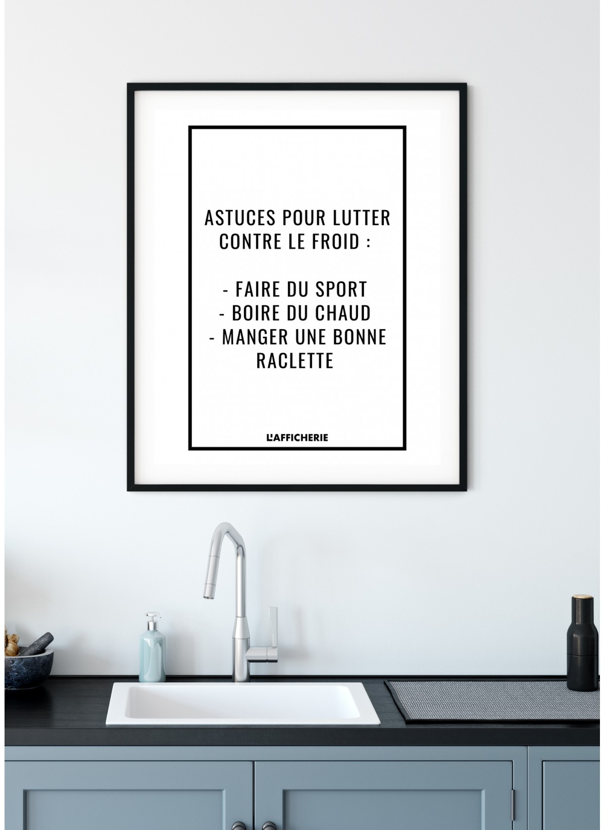 Affiche : "Astuces contre le froid"