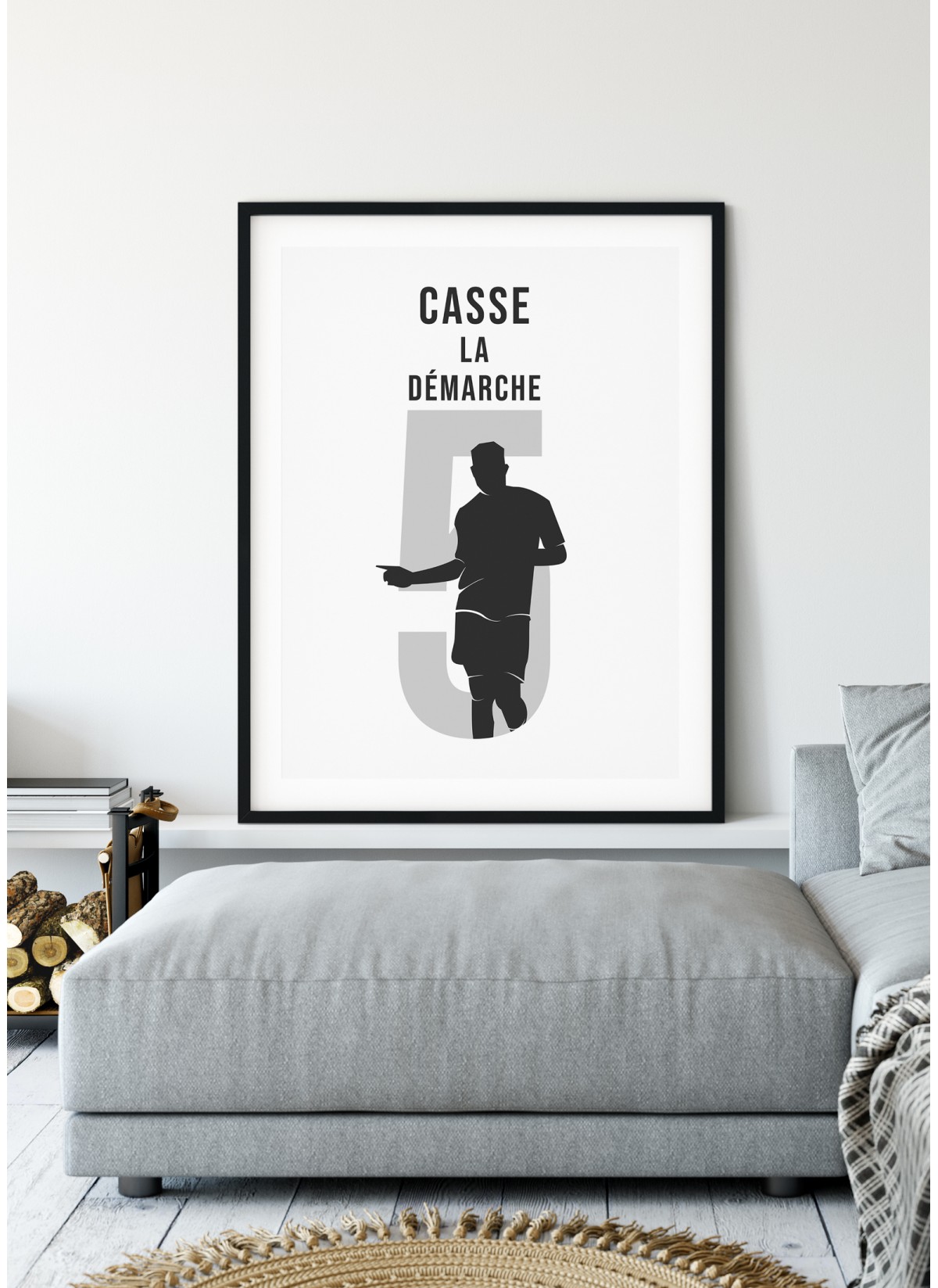 Affiche Casse la démarche