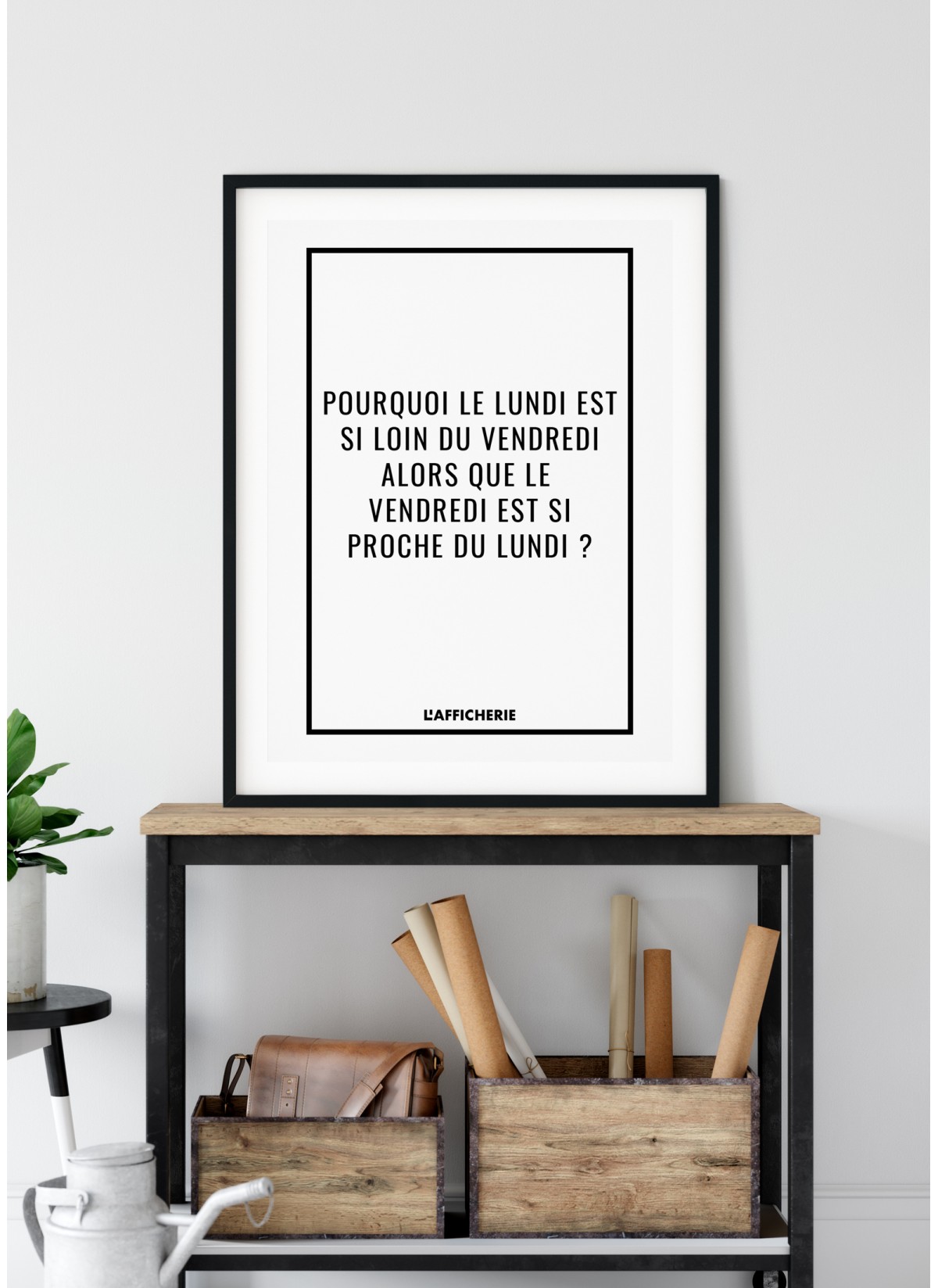Affiche "Pourquoi le lundi"