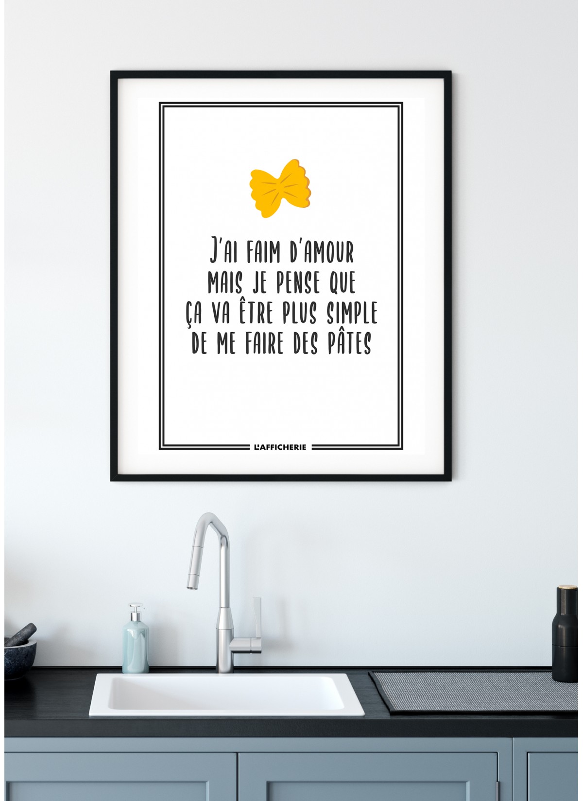 Affiche "J'ai faim d'amour..."