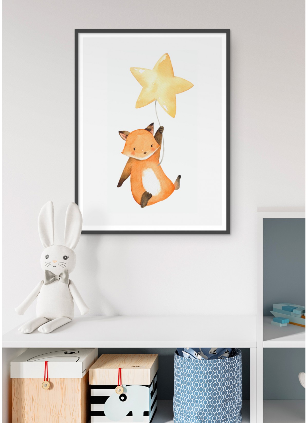 Poster Renardeau Volant