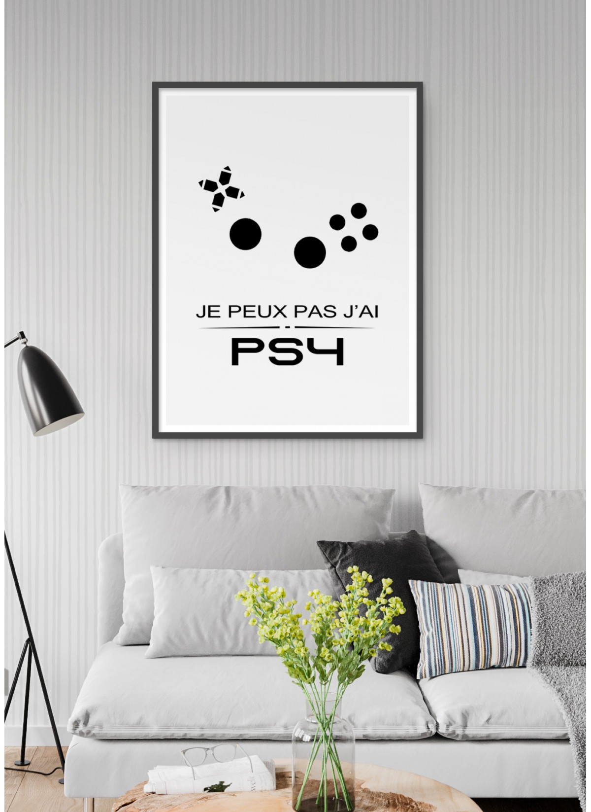 Affiche "Je peux pas j'ai PS4"