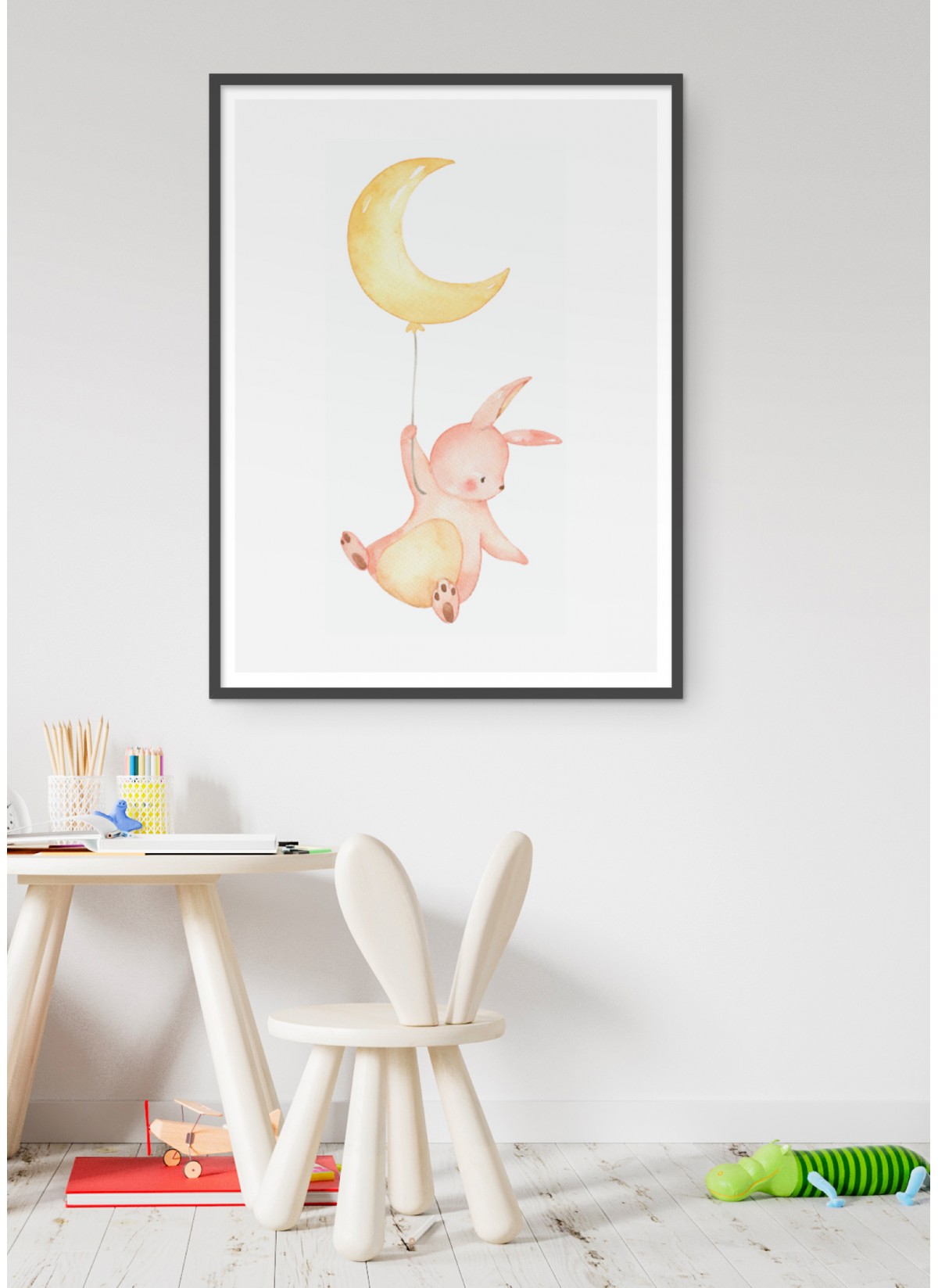 Poster Lapin Volant