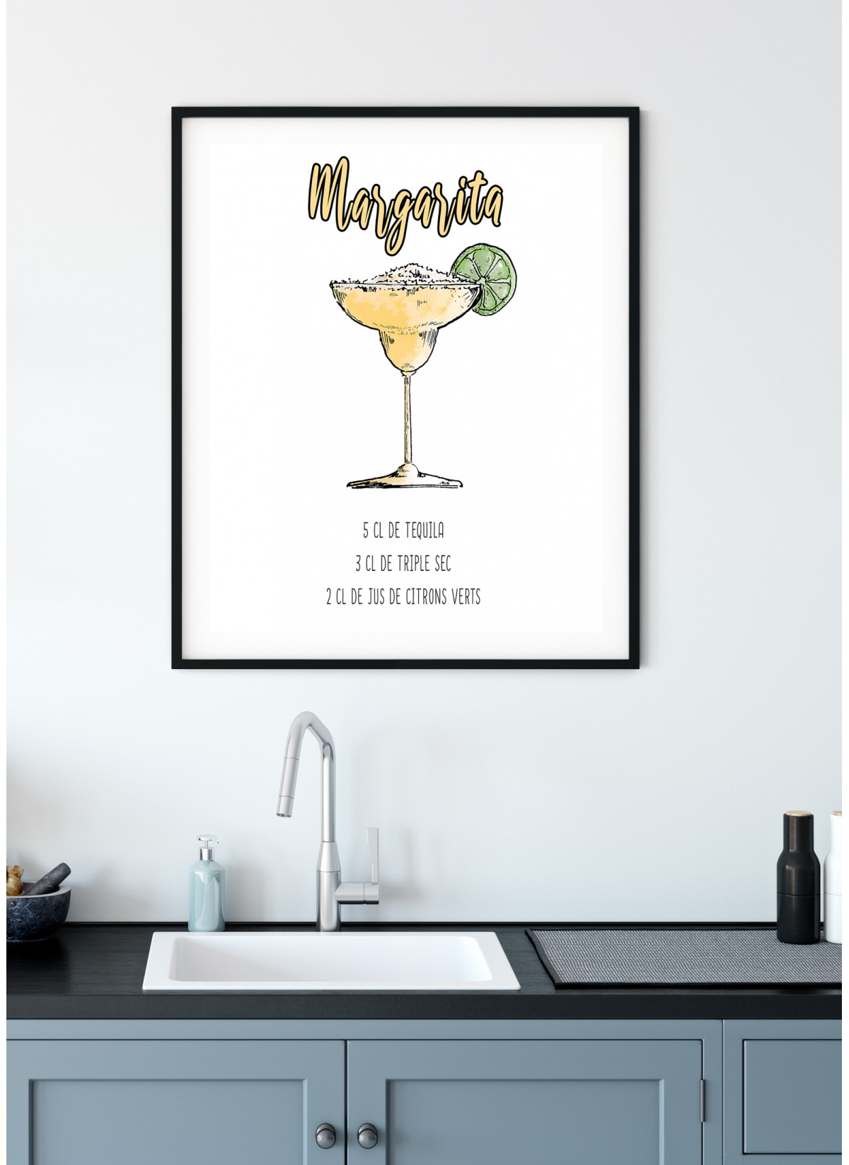 Affiche Cocktail Margarita