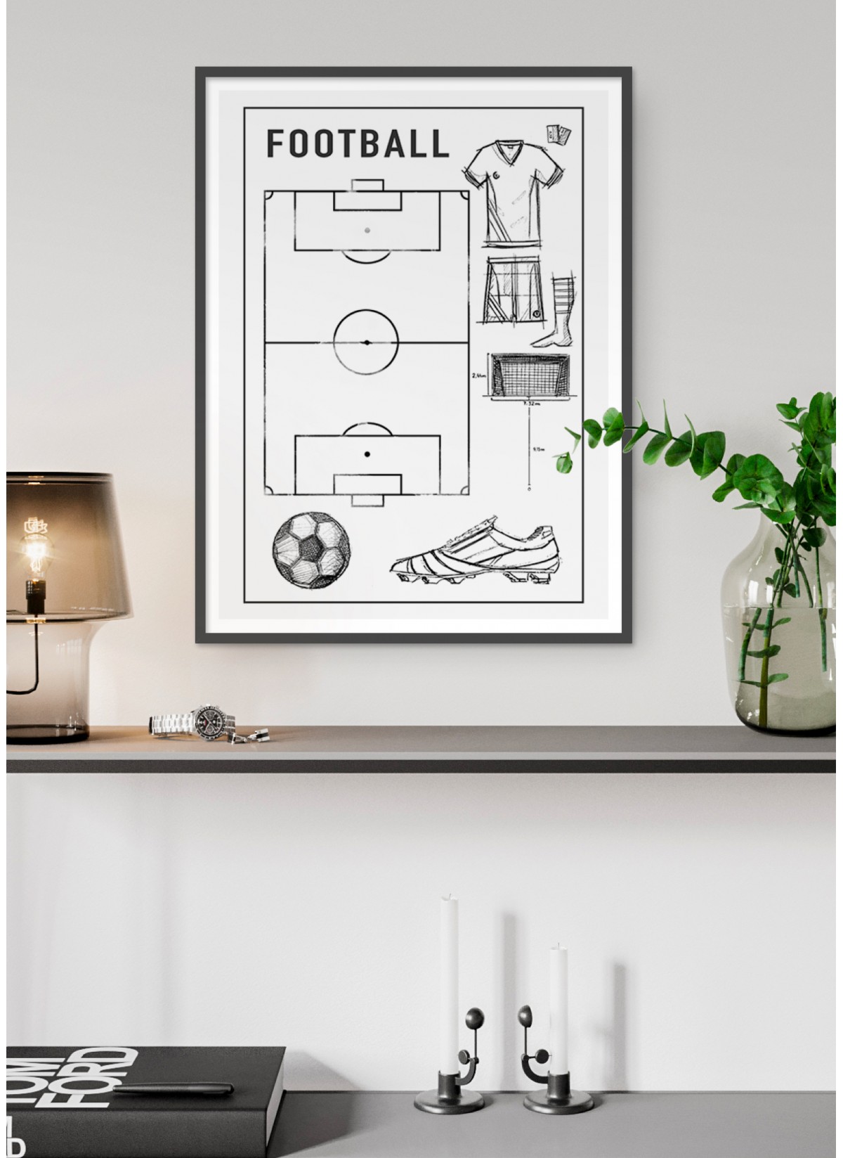 Affiche Terrain de foot