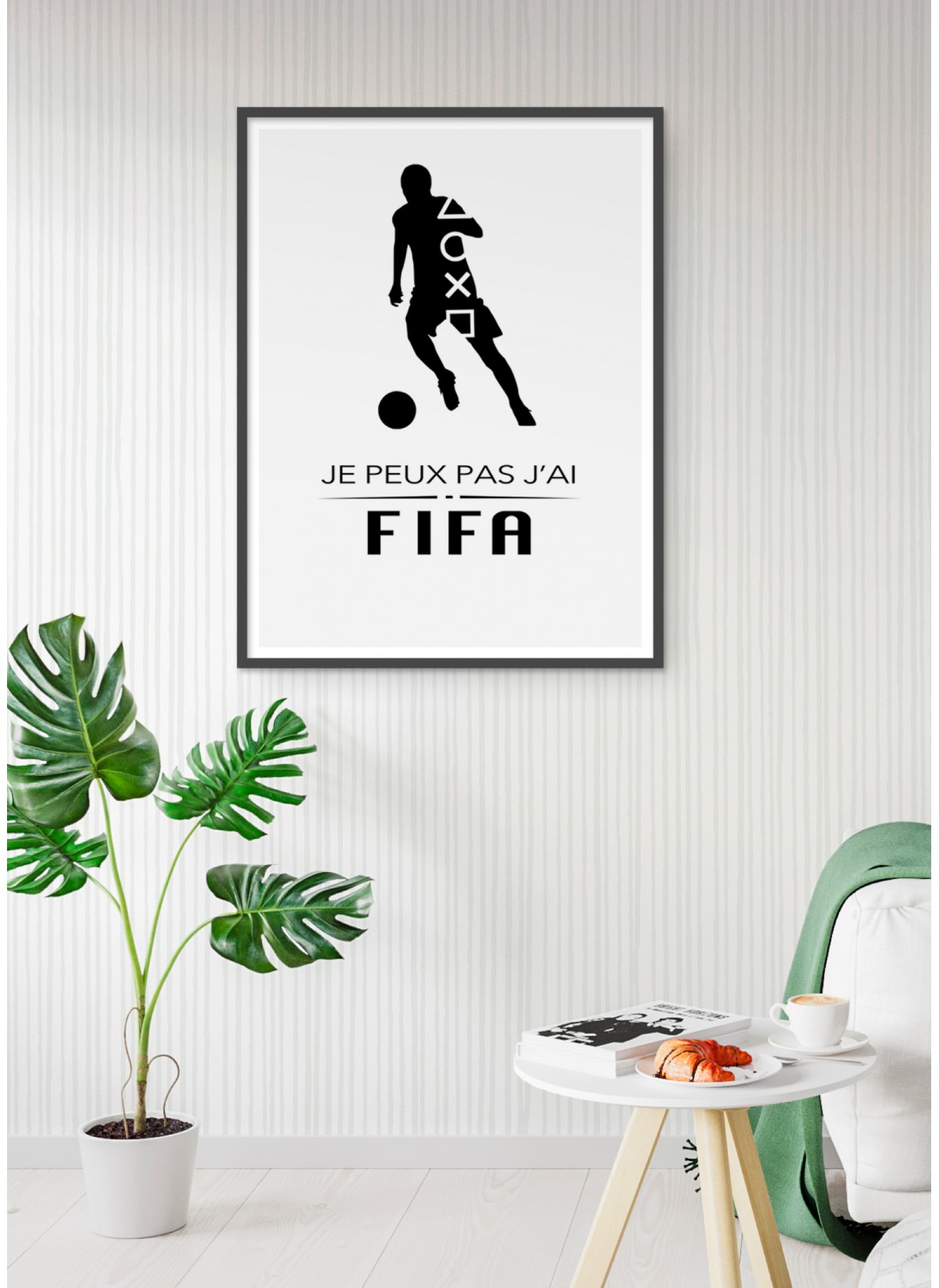 Affiche "Je peux pas j'ai Fifa"