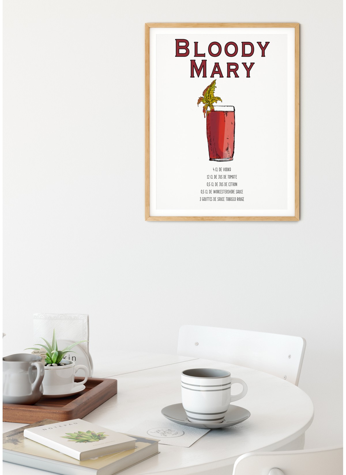 Affiche Cocktail Bloody Mary