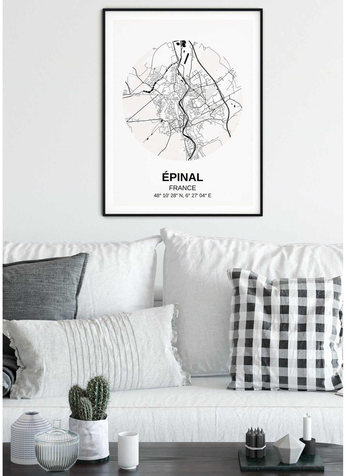 Affiche Carte Épinal