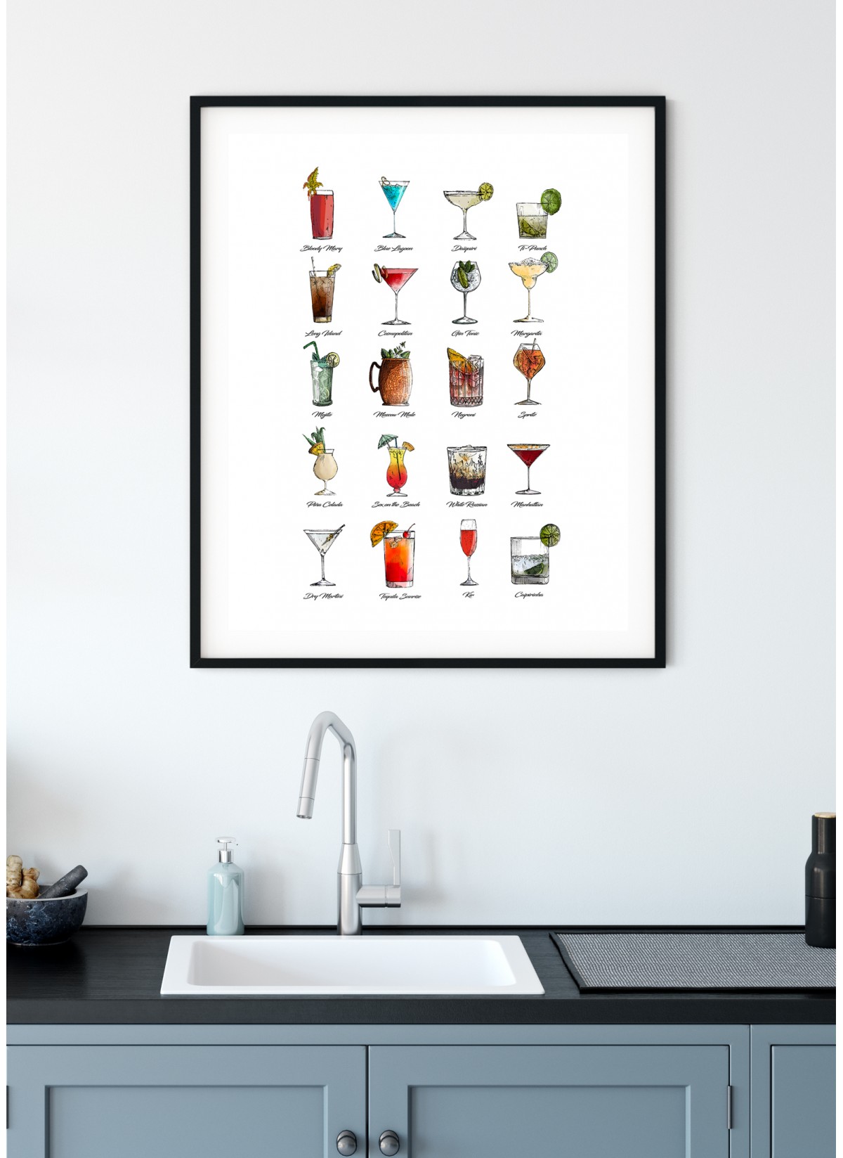 Affiche Multi Cocktail