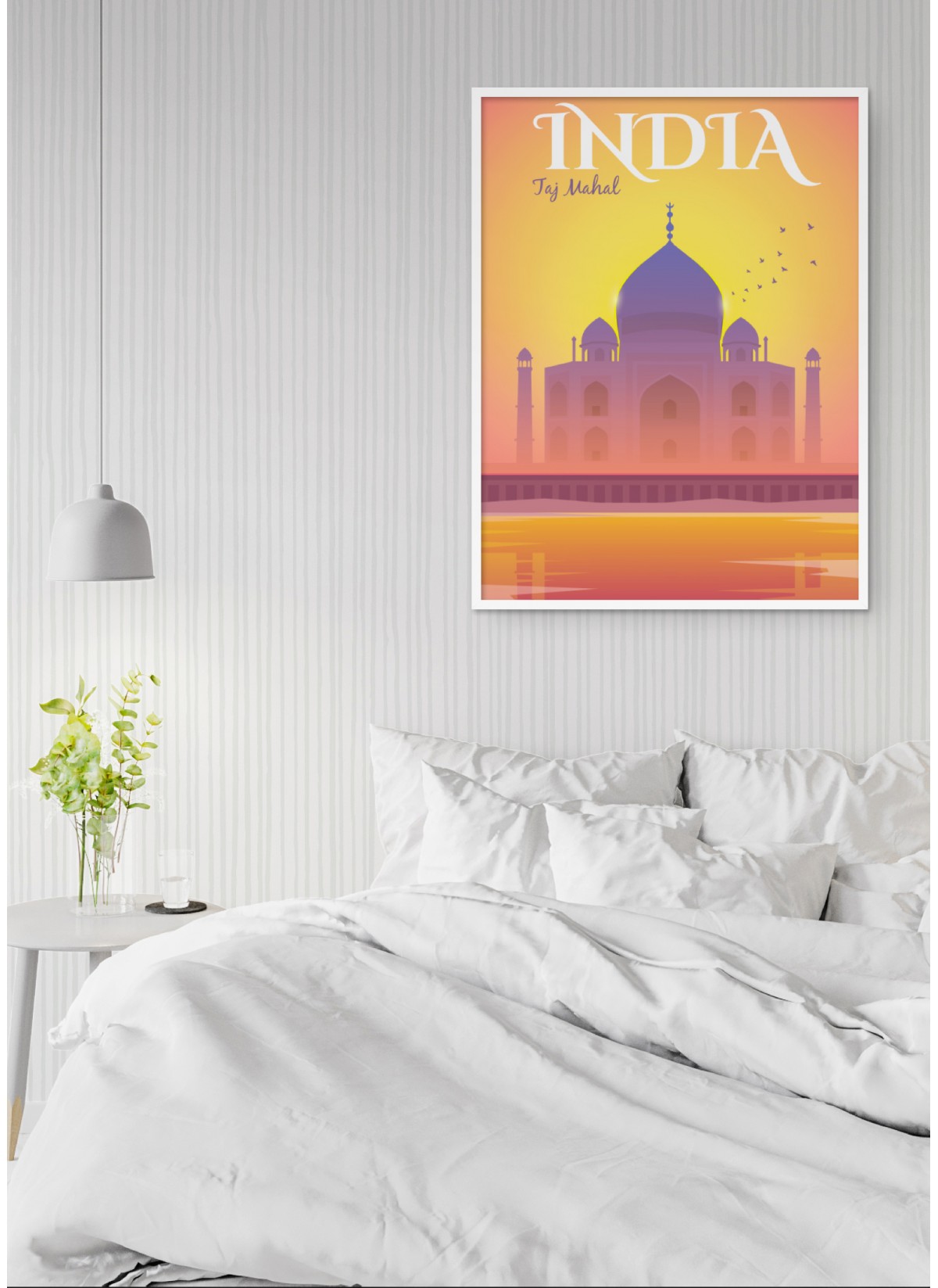 Affiche Inde Taj Mahal