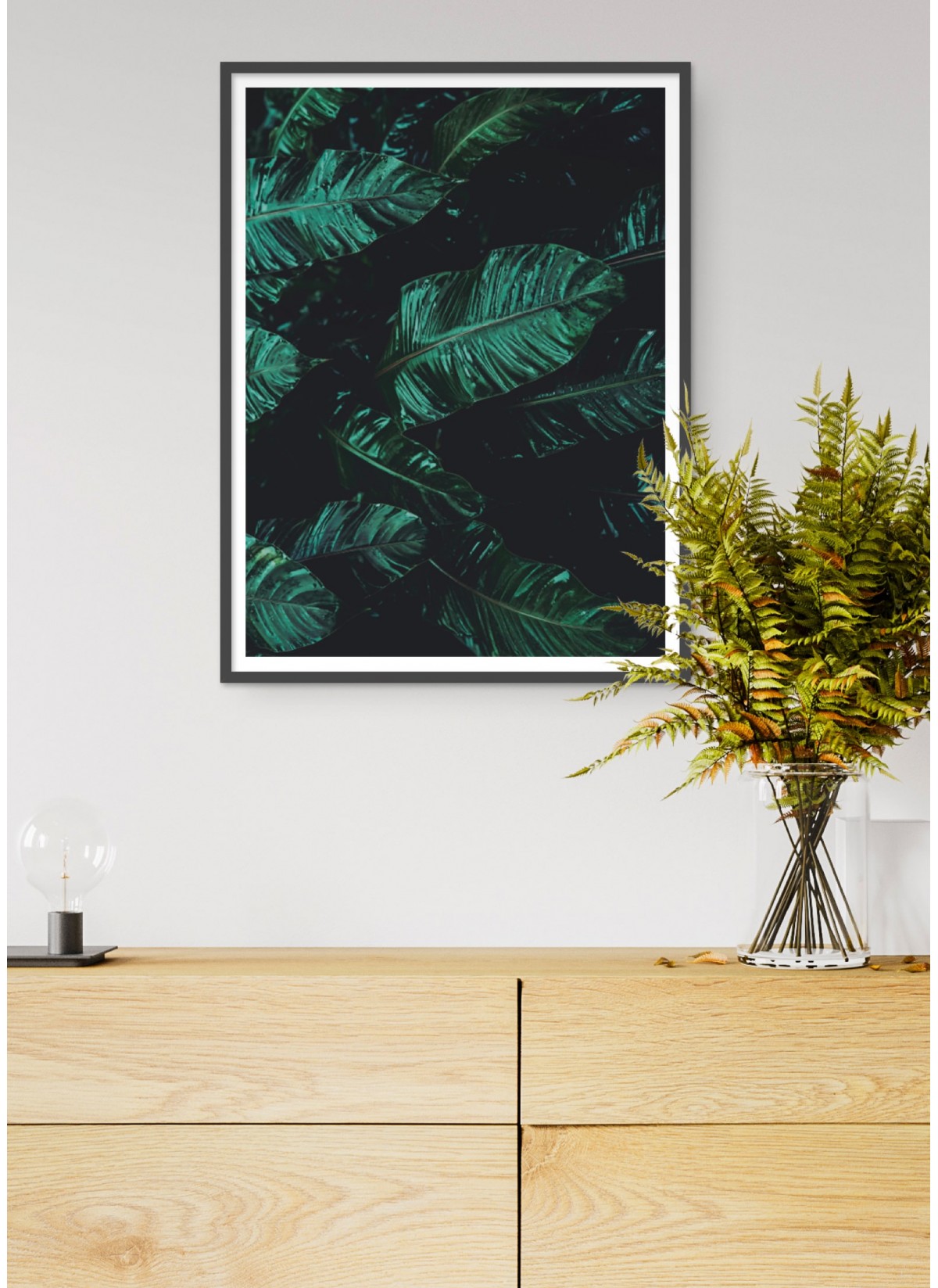 Affiche Nature feuille de palmier de banane
