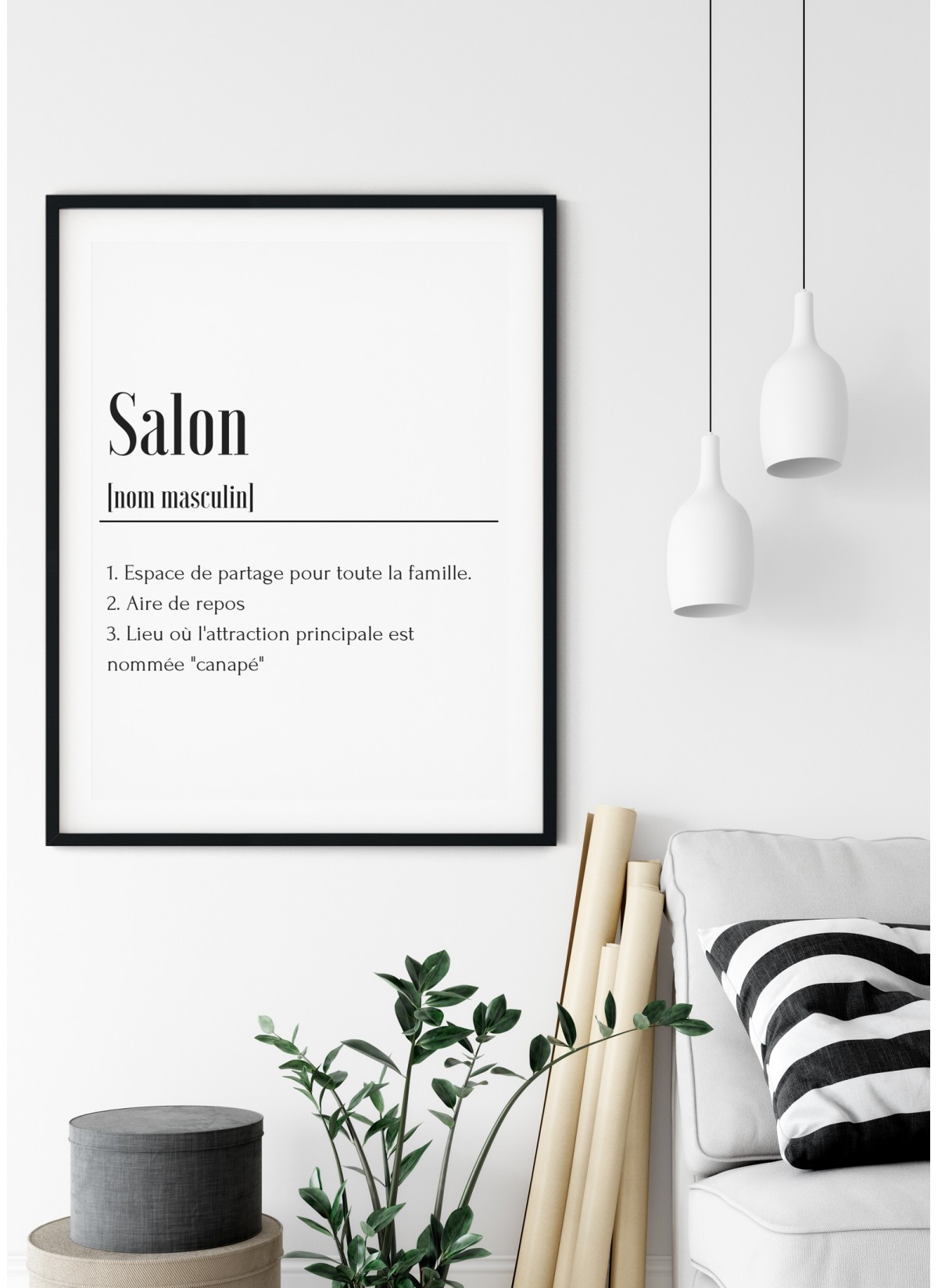 Affiche Définition Salon