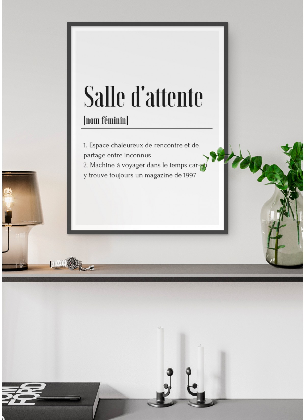 Affiche Définition Salle d'attente