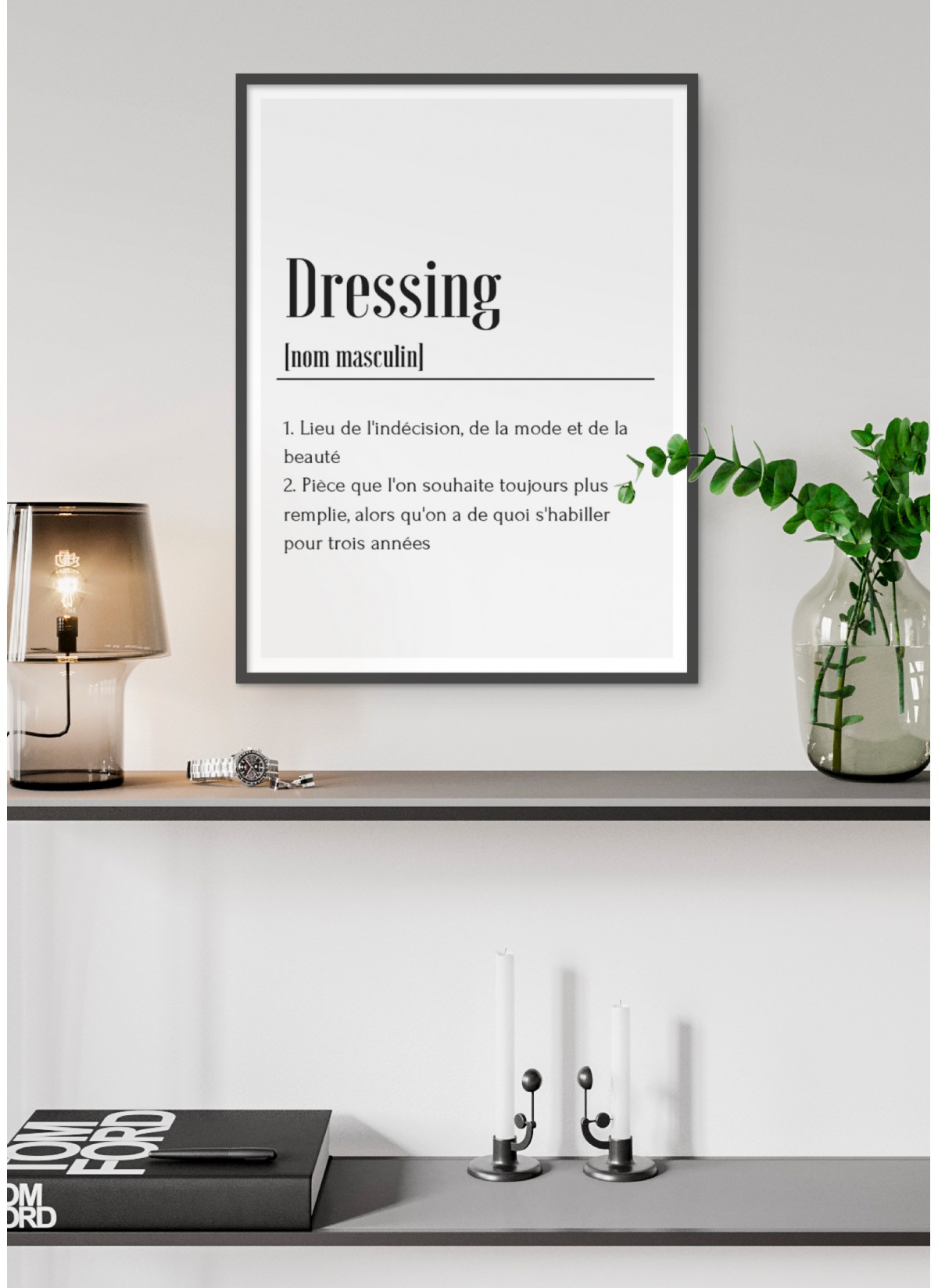 Affiche Définition Dressing