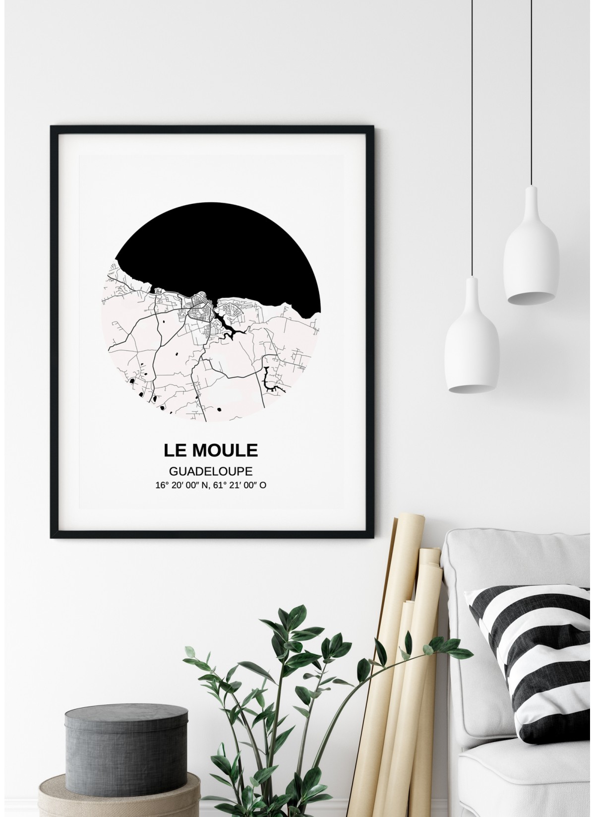 Affiche Carte Le Moule