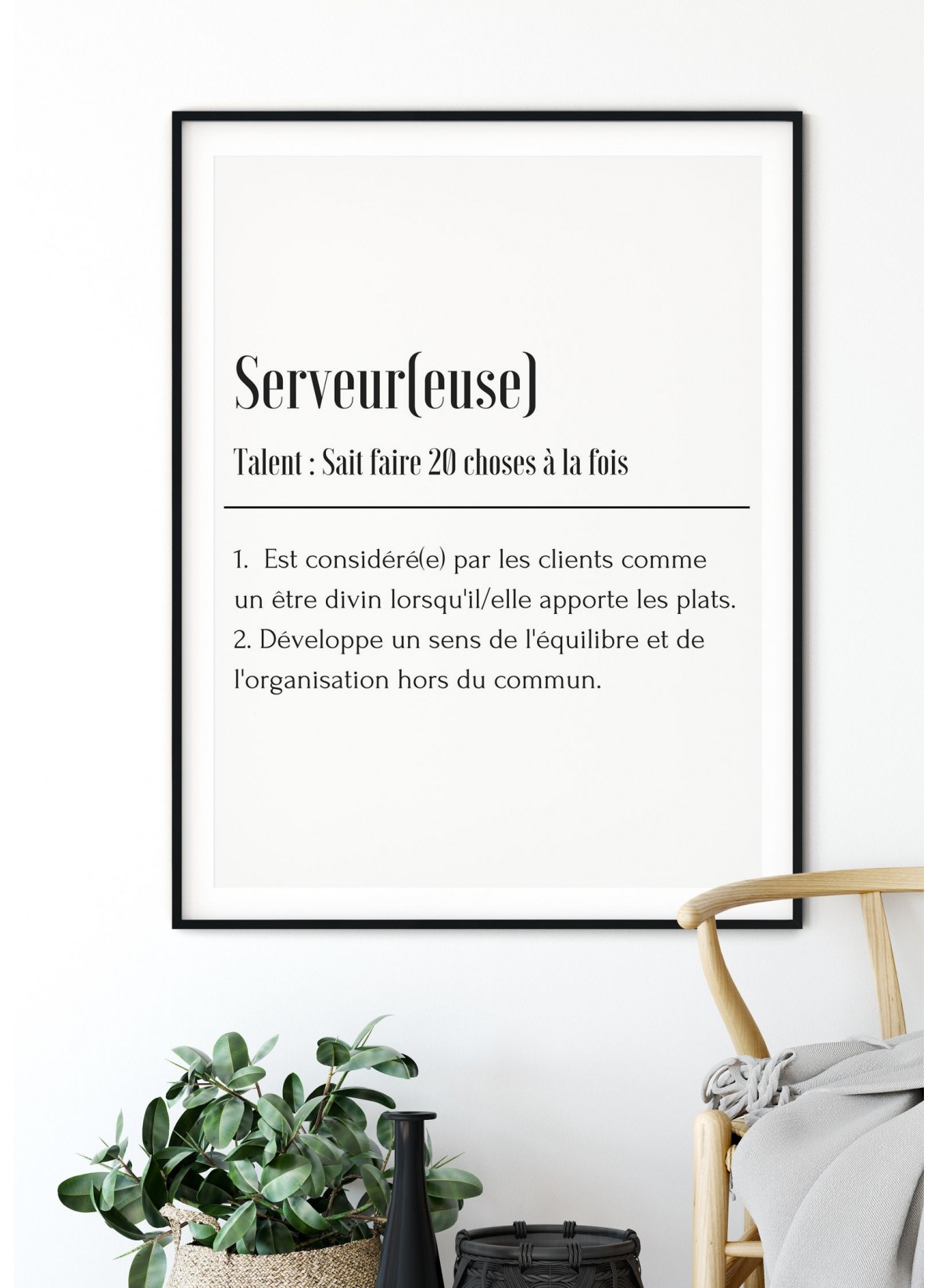 Affiche Définition Serveur
