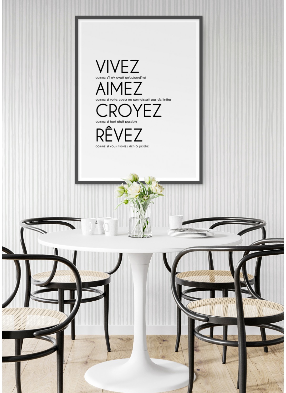 Affiche "Vivez, Aimez, Croyez..."