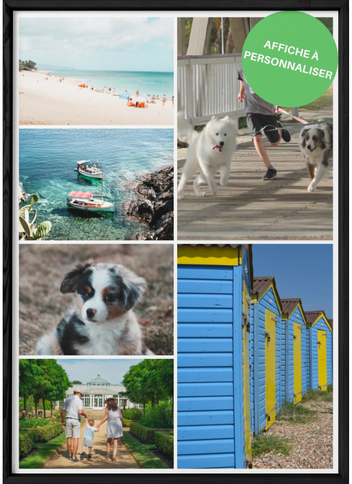 Affiche photo(s) à personnaliser