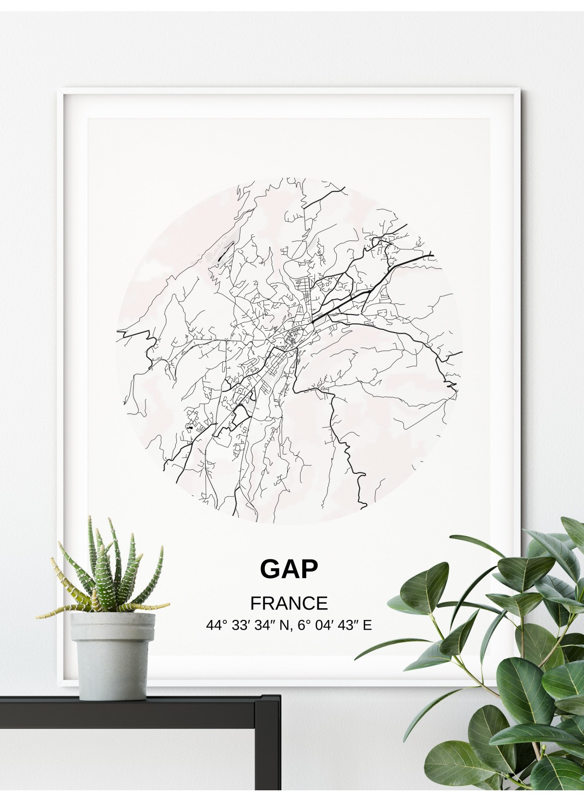 Affiche Carte Gap