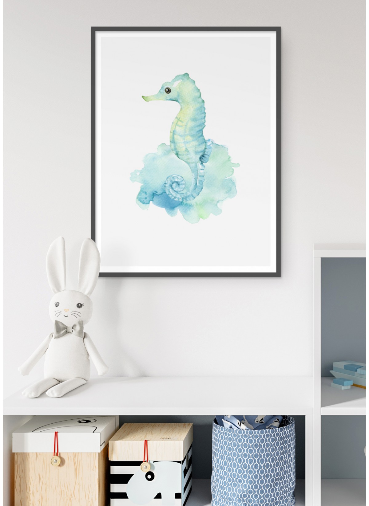 Affiche Enfant Hippocampe