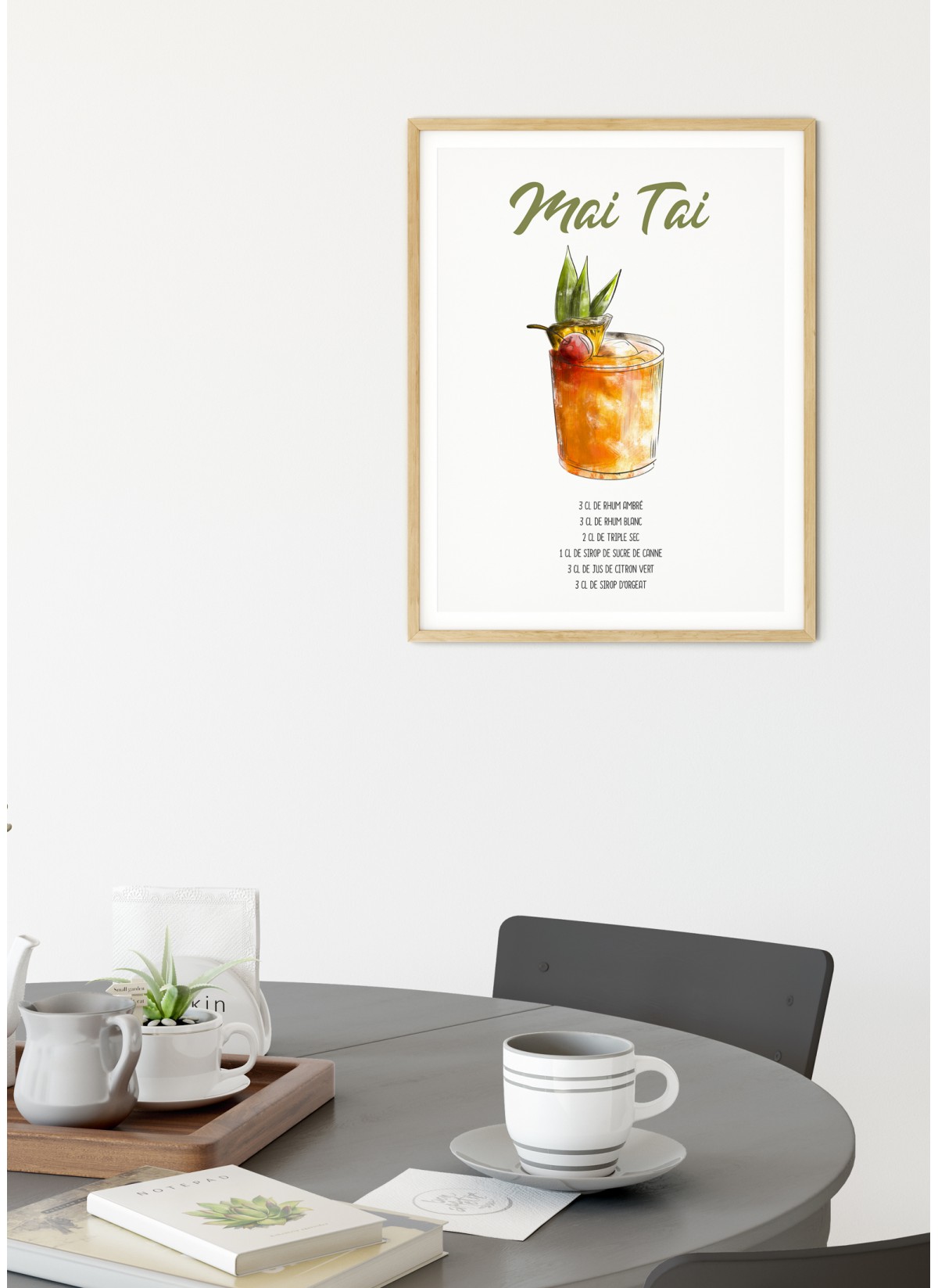 Affiche Cocktail Mai Tai