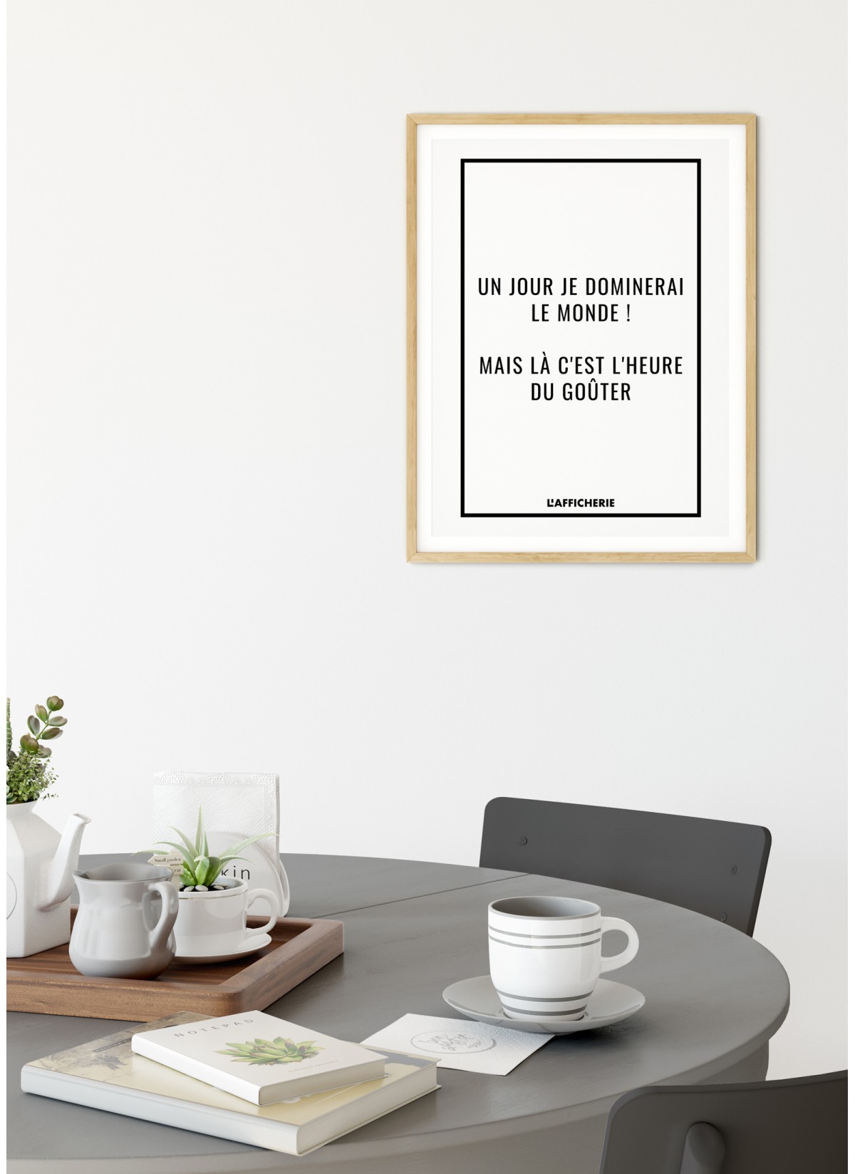Affiche "Un jour je dominerai le Monde..."