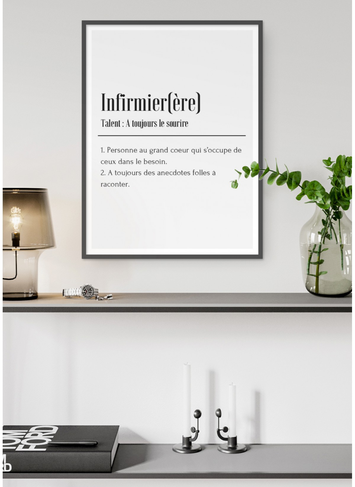 Affiche Définition Infirmier