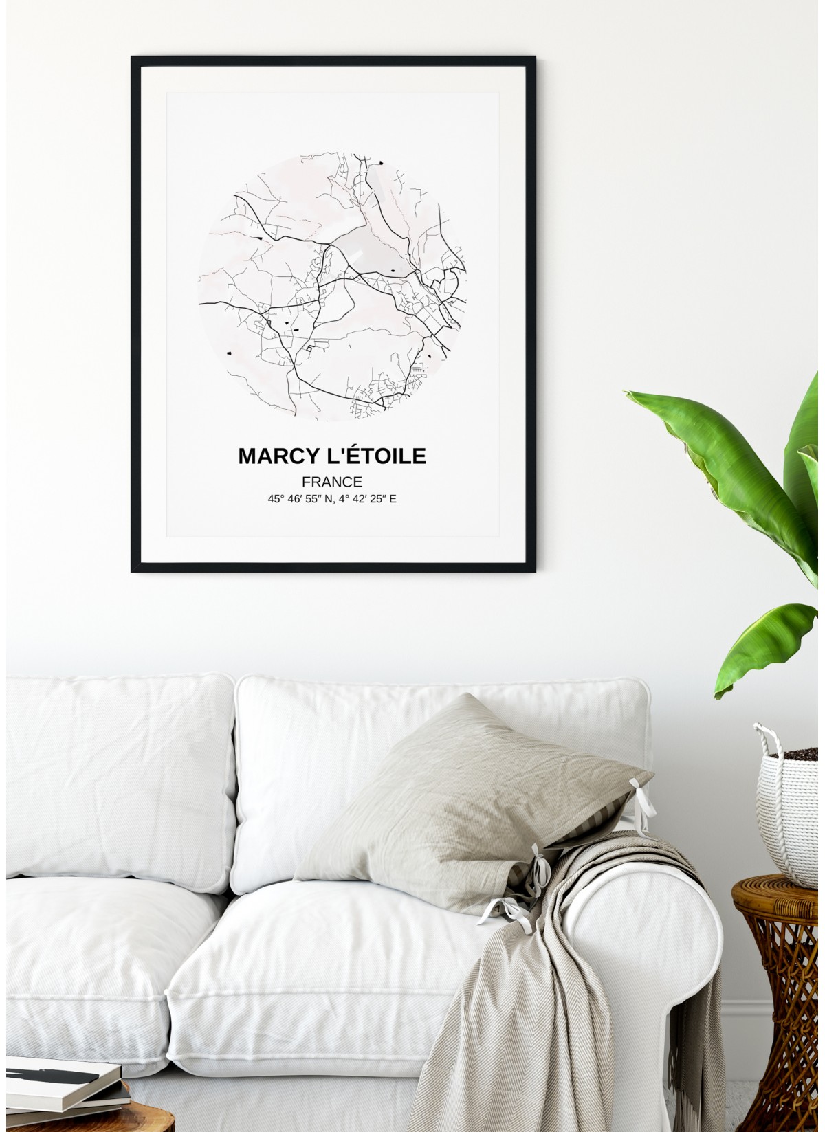 Affiche Carte Marcy L'étoile