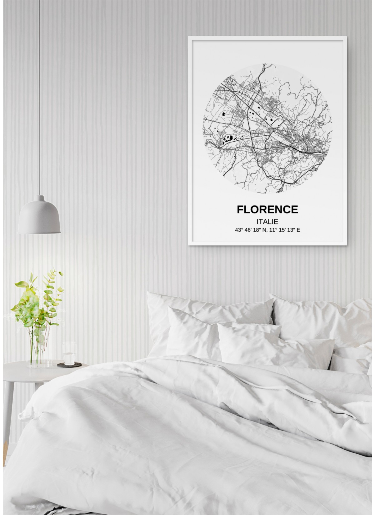 Affiche Carte Florence