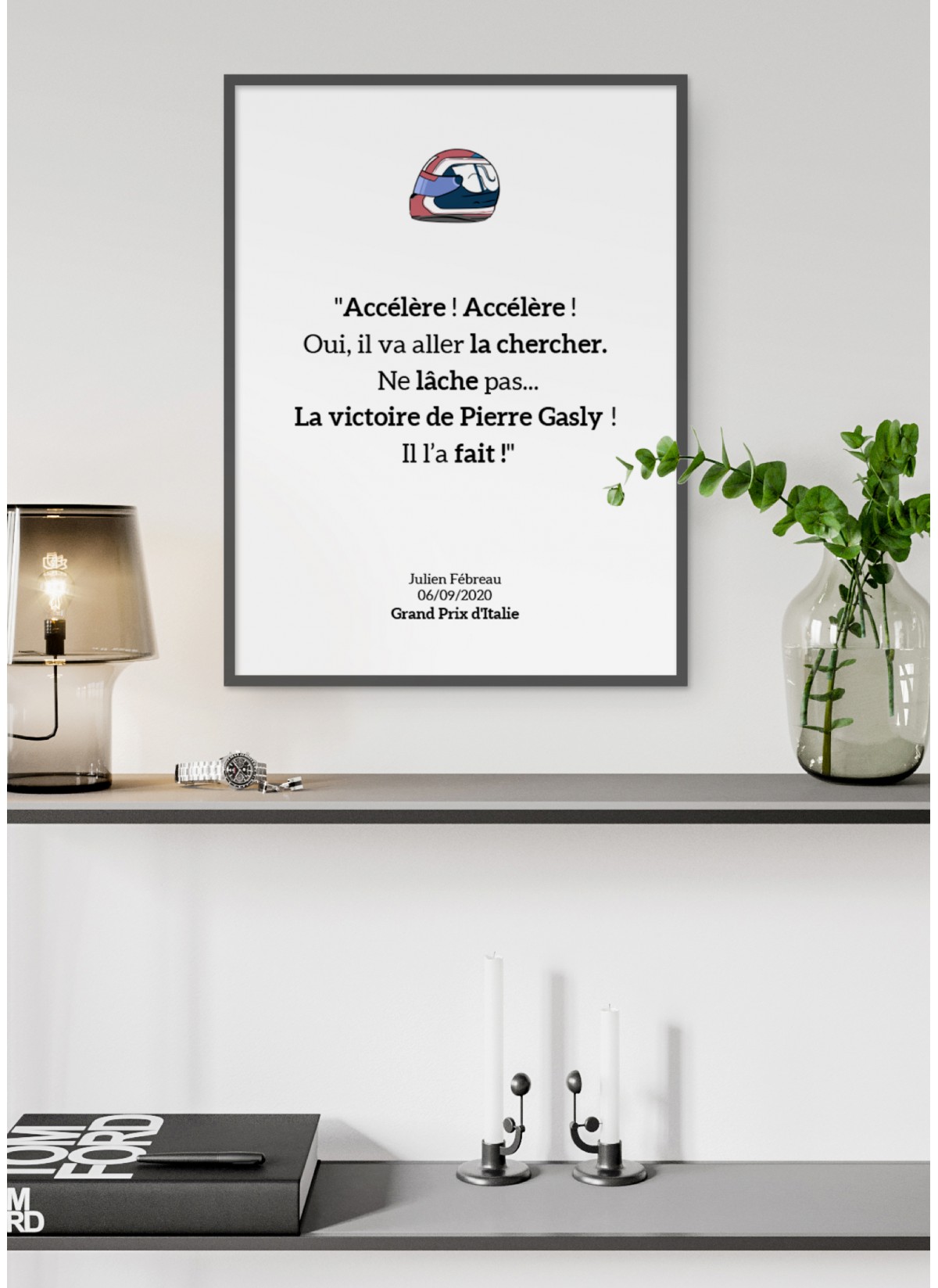Affiche "Accélère, accélère !"