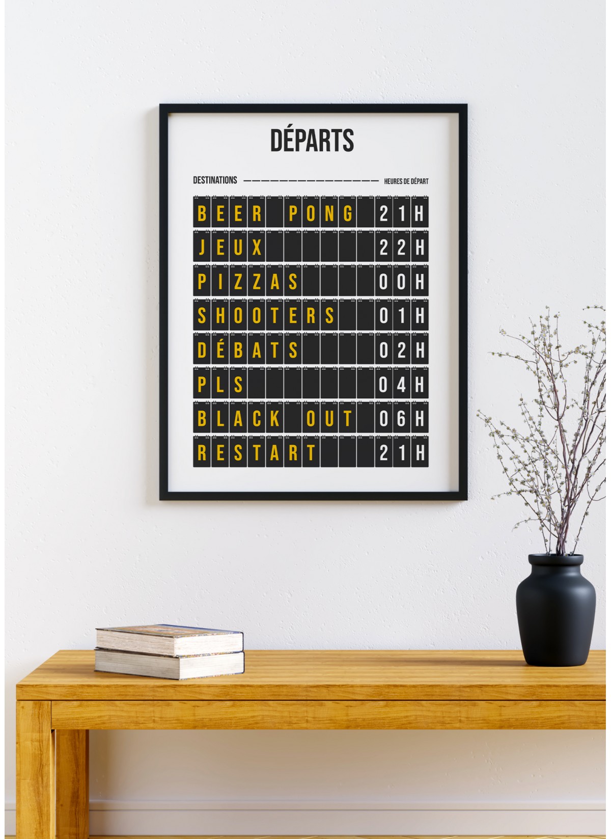 Affiche Programme Soirée