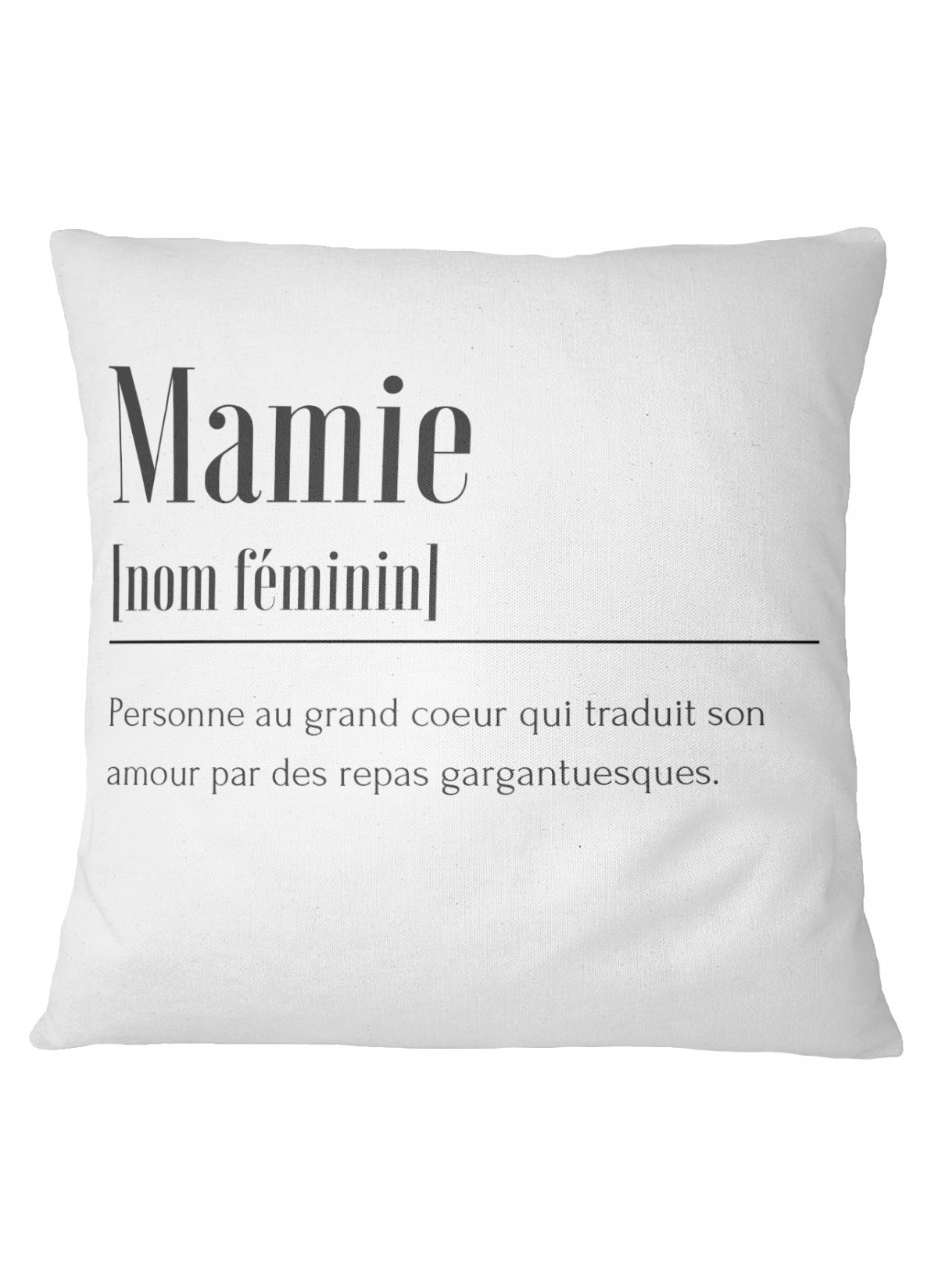 Coussin Définition Mamie