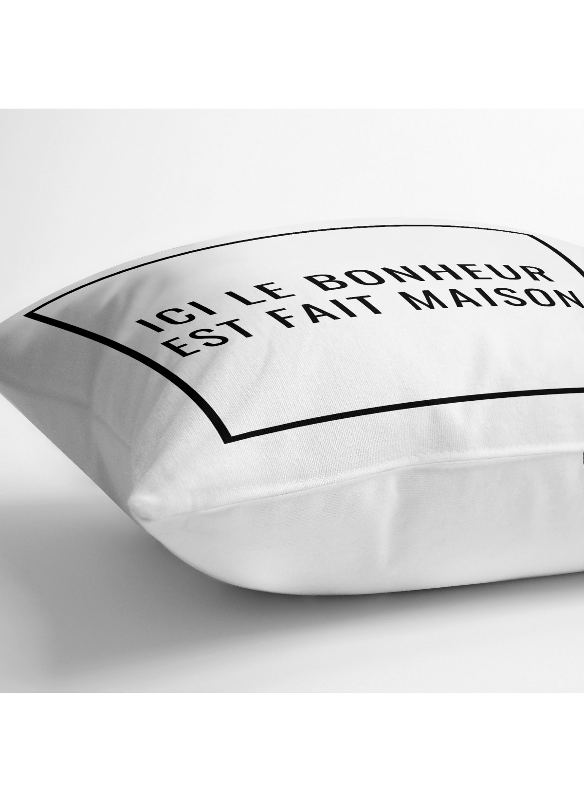 Coussin "Ici le bonheur est fait maison"