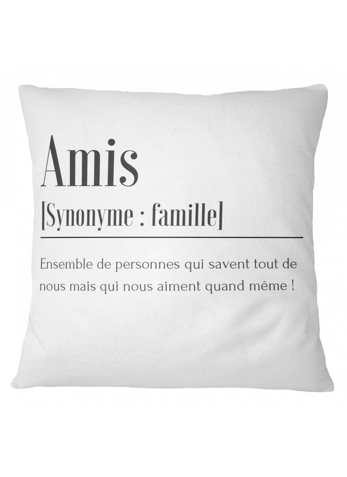 Coussin Définition Amis