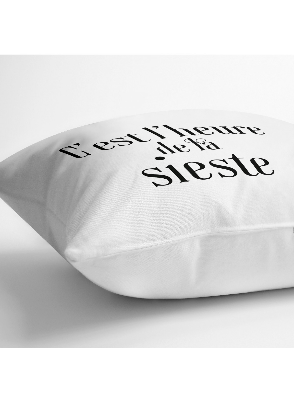 Coussin "C'est l'heure de la sieste"