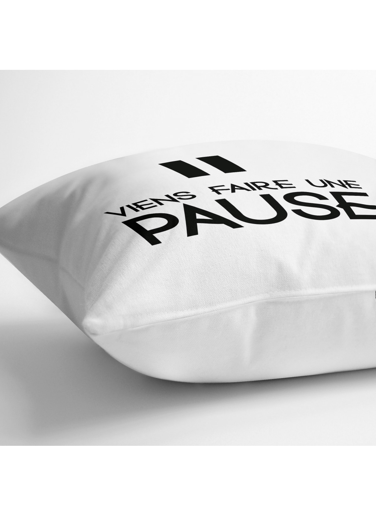 Coussin "Viens faire une pause"