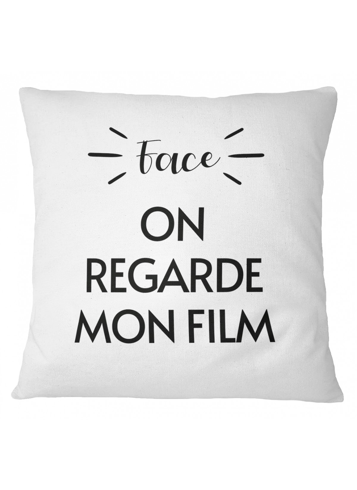 Coussin "Pile ou Face"