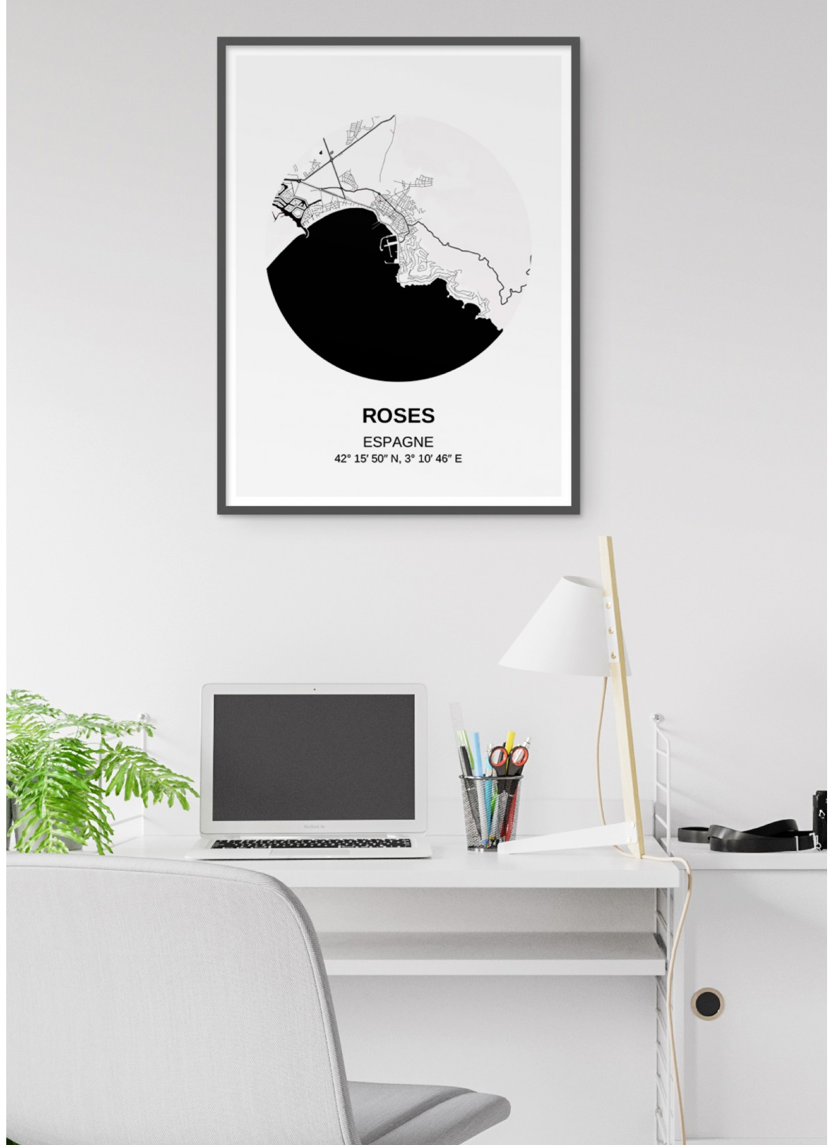 Affiche Carte Roses