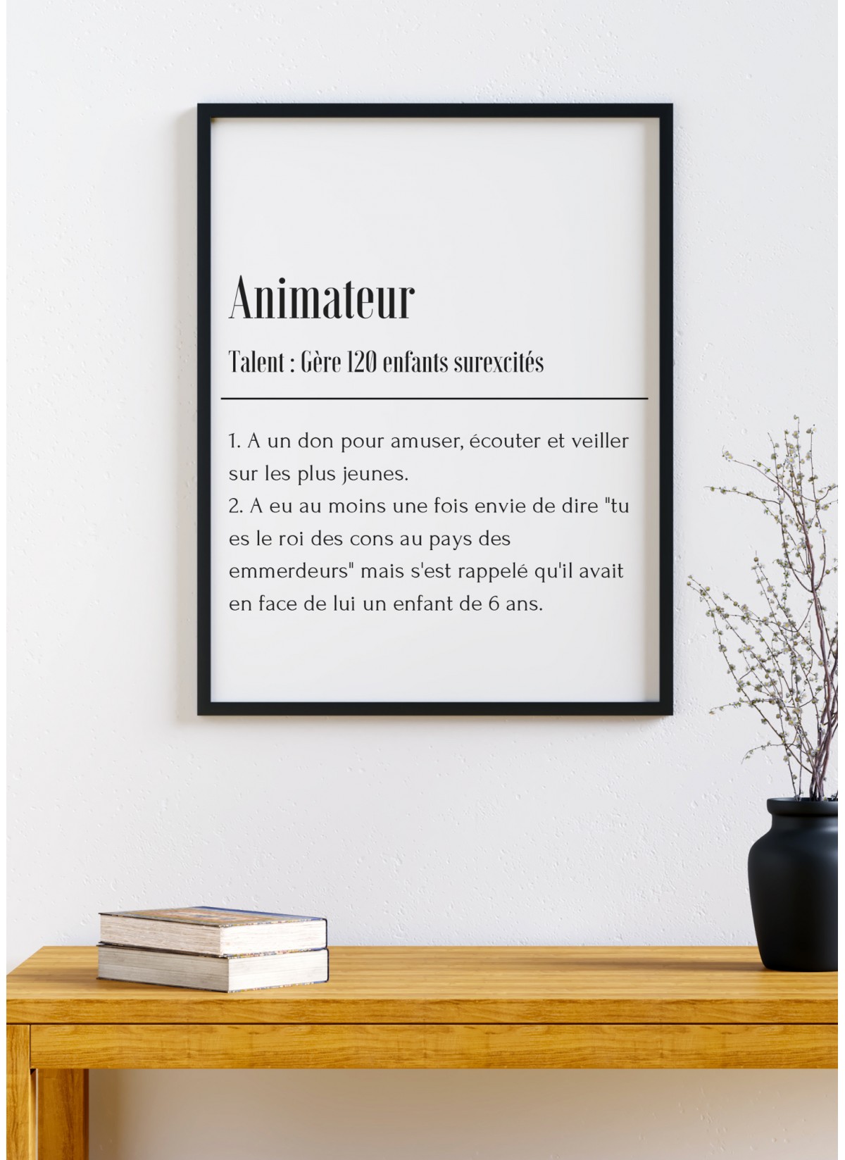 Affiche Définition Animateur