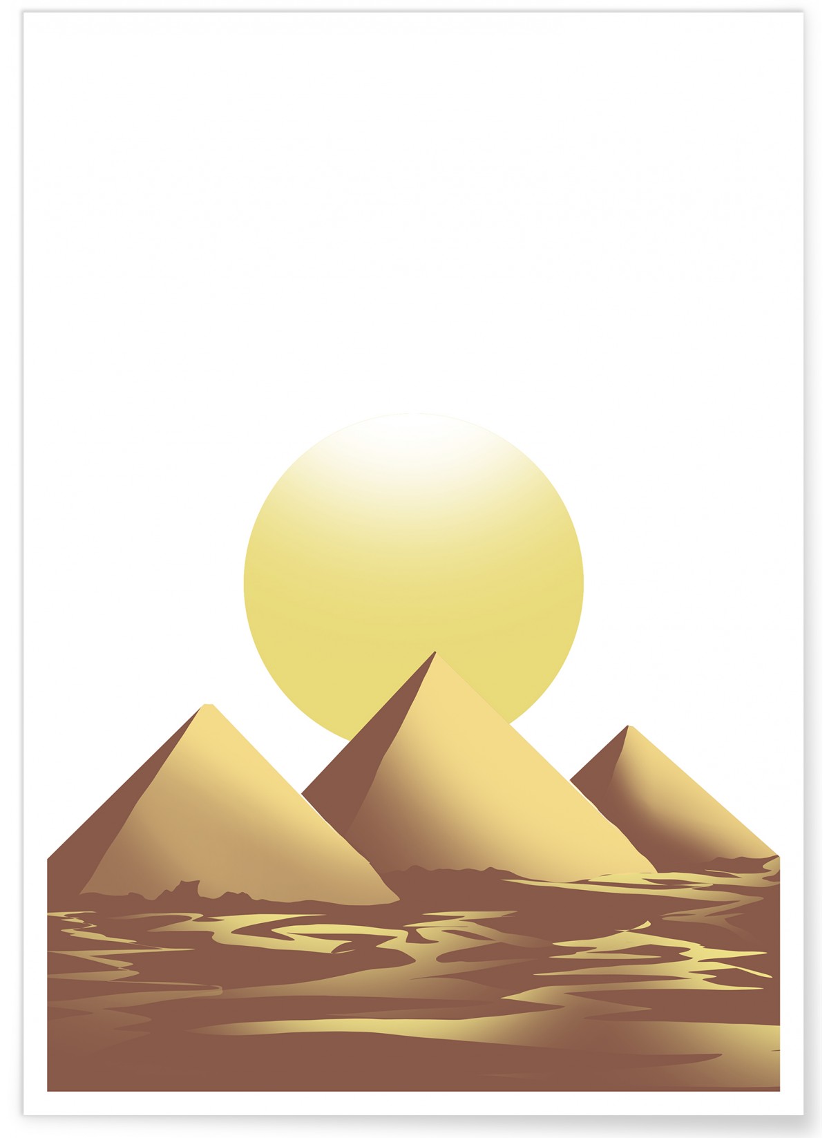 Affiche Pyramide