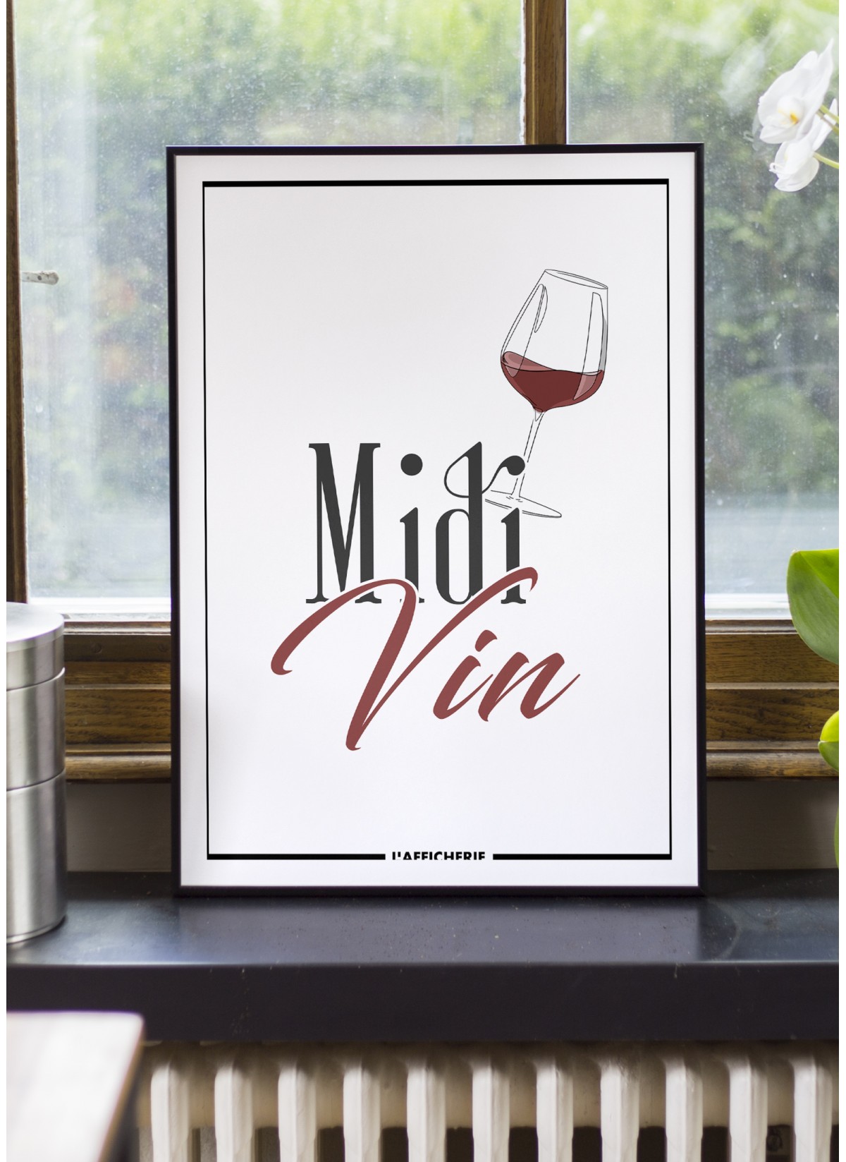 Affiche Midi Vin