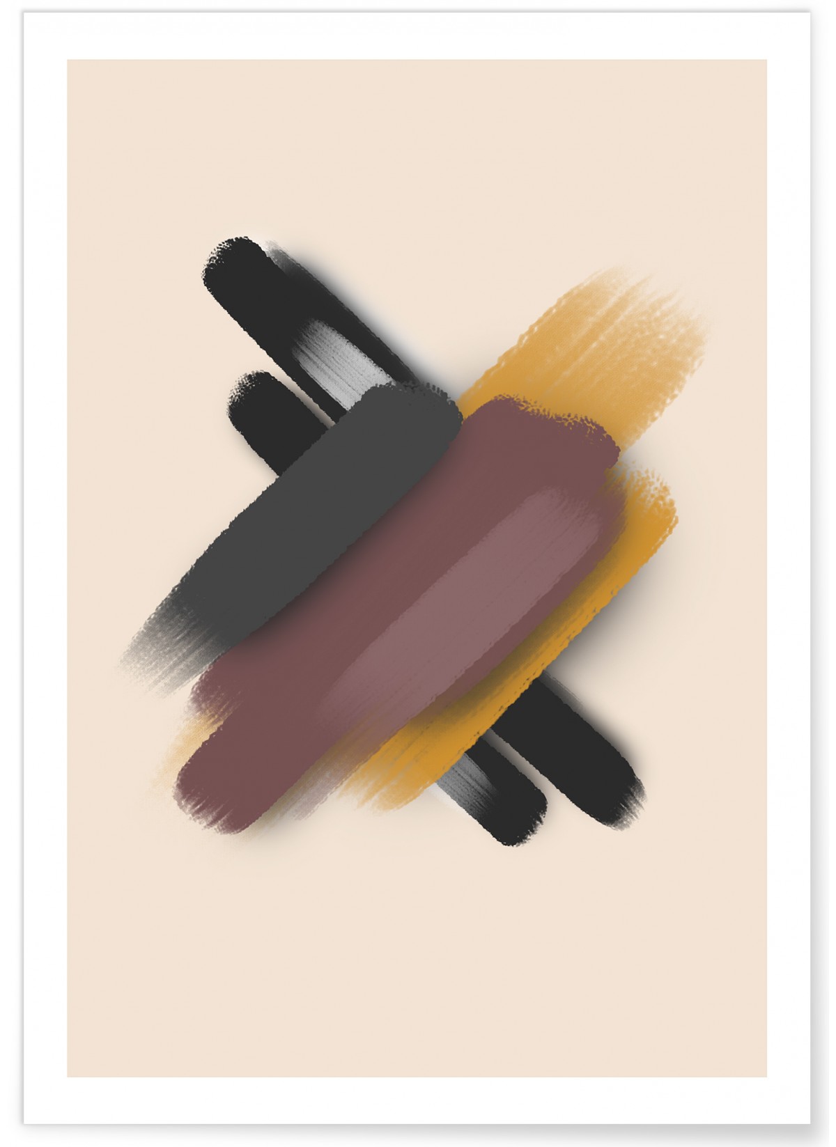Affiche Brush Color 1