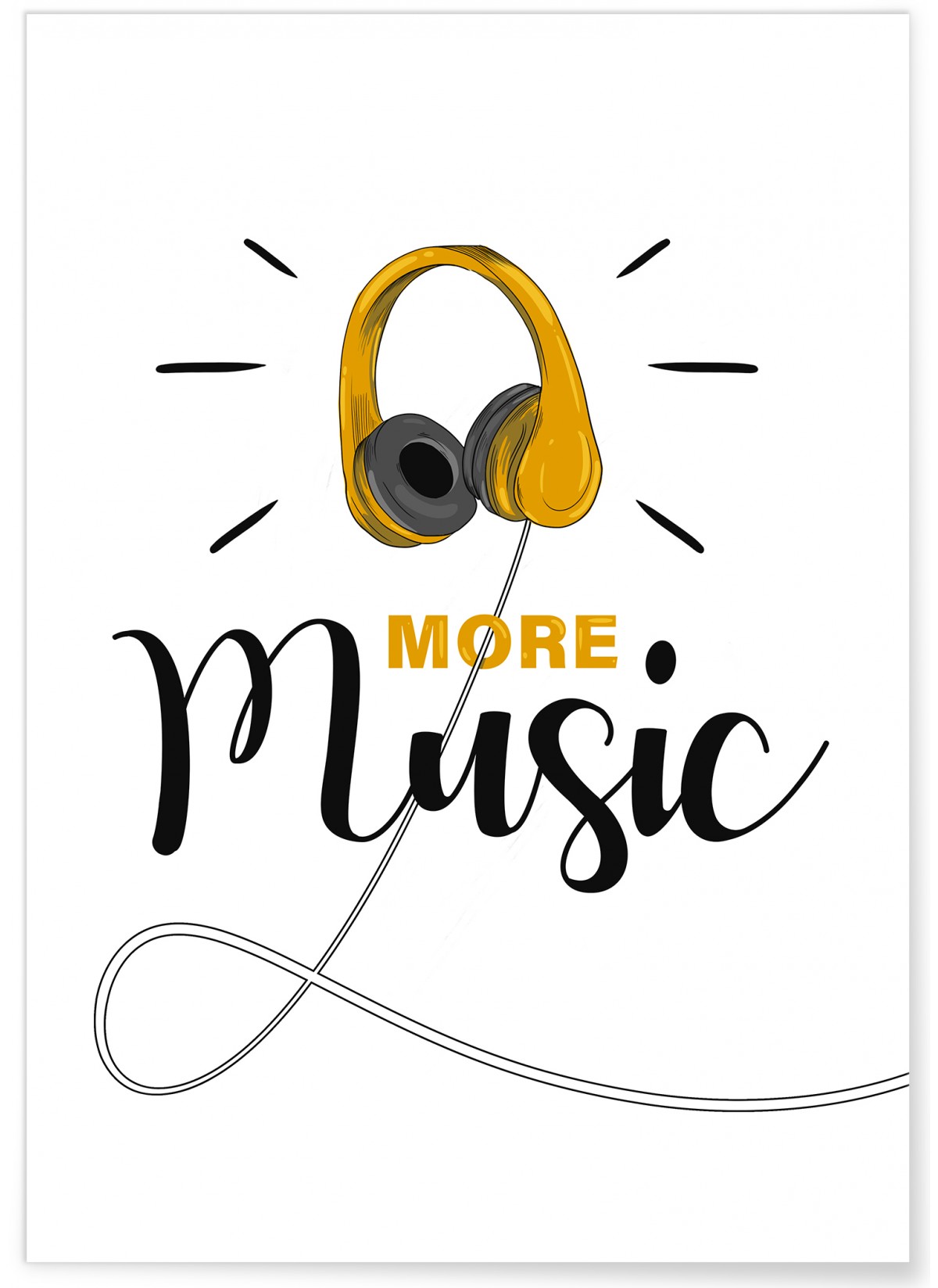 Affiche "More Music"