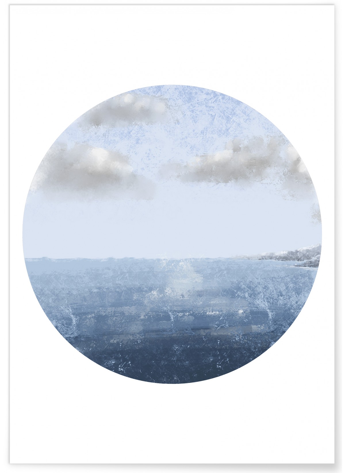Affiche Peinture Mer